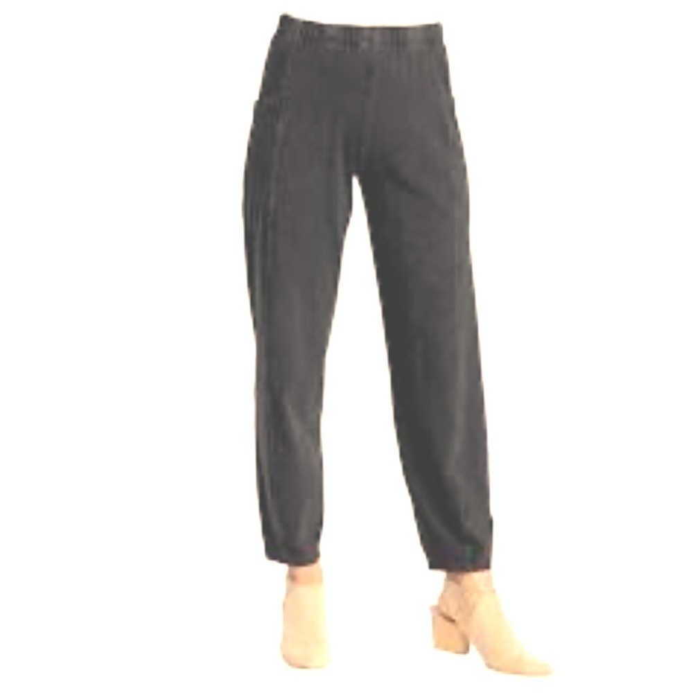 NEW Jess & Jane 3X Lantern Pants Pockets Chocolate Comfort Stretch Travel